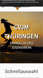 Mobile Screenshot of cvjm-thueringen.de